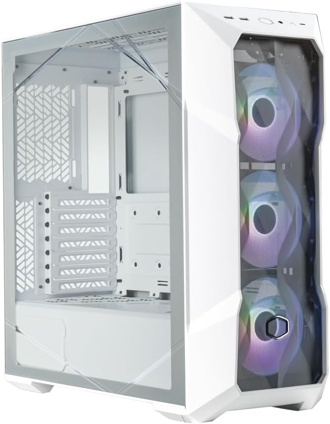 COOLER MASTER MASTERBOX TD500 MESH V2 (White) ARGB Mid Tower Gaming Case COOLER MASTER MASTERBOX TD500 MESH V2 (White) ARGB Mid Tower Gaming Case